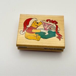 Rubber Stampede Piglet’s Surprise Disney Winnie Pooh Character A1209E Christmas